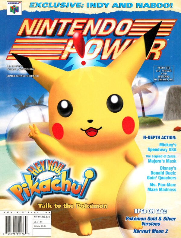 Nintendo Power Issue 138 (November 2000) cover